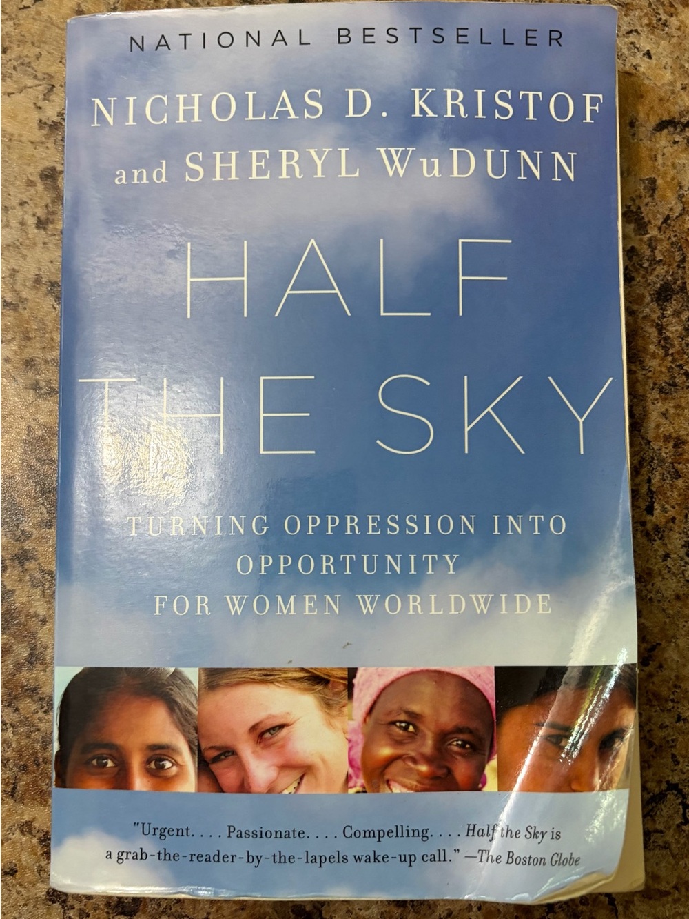 “Half the Sky” Paperback Book by Sheryl WuDunn + Nicholas Kristof